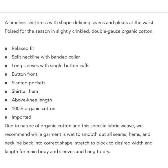 Garnet Hill Gauze Shirtdress 2 EUC navy plaid long sleeve organic cotton button - Picture 2 of 10